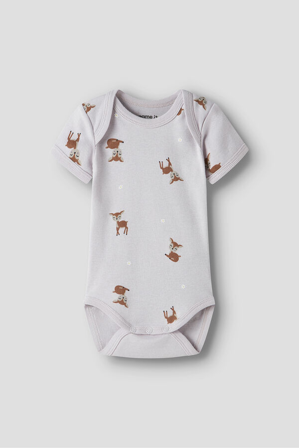 Name it Pack de bodies manga corta morado/lila