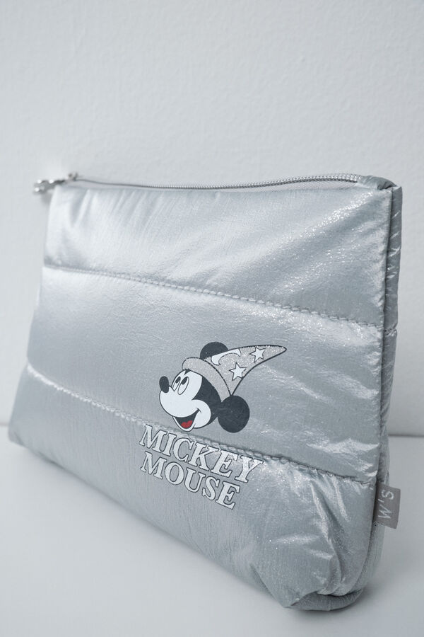 Women'secret Mickey small puffer vanity case grey