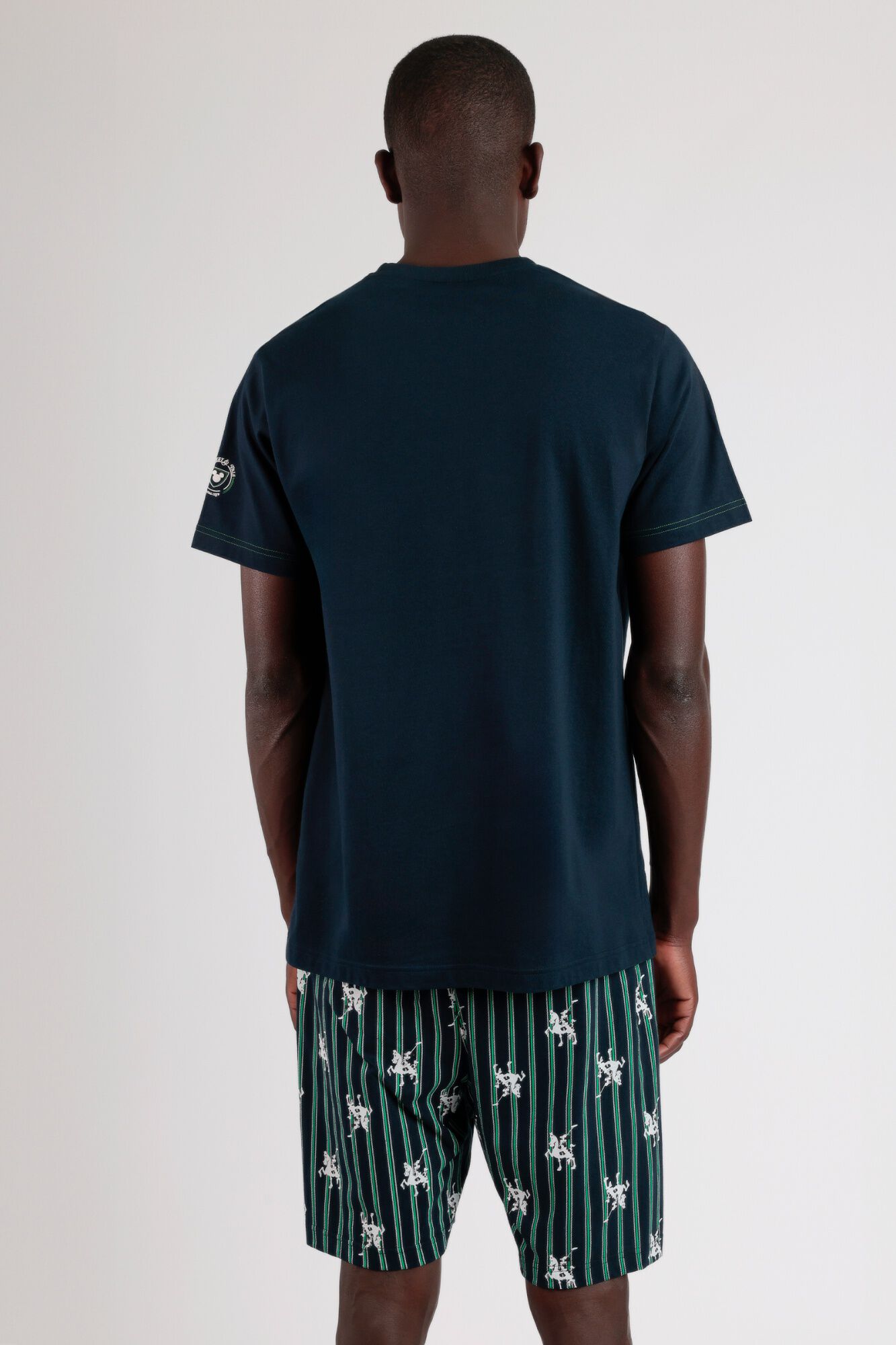 Admas Pijama curto Polo Mickey Mouse &agrave;s riscas