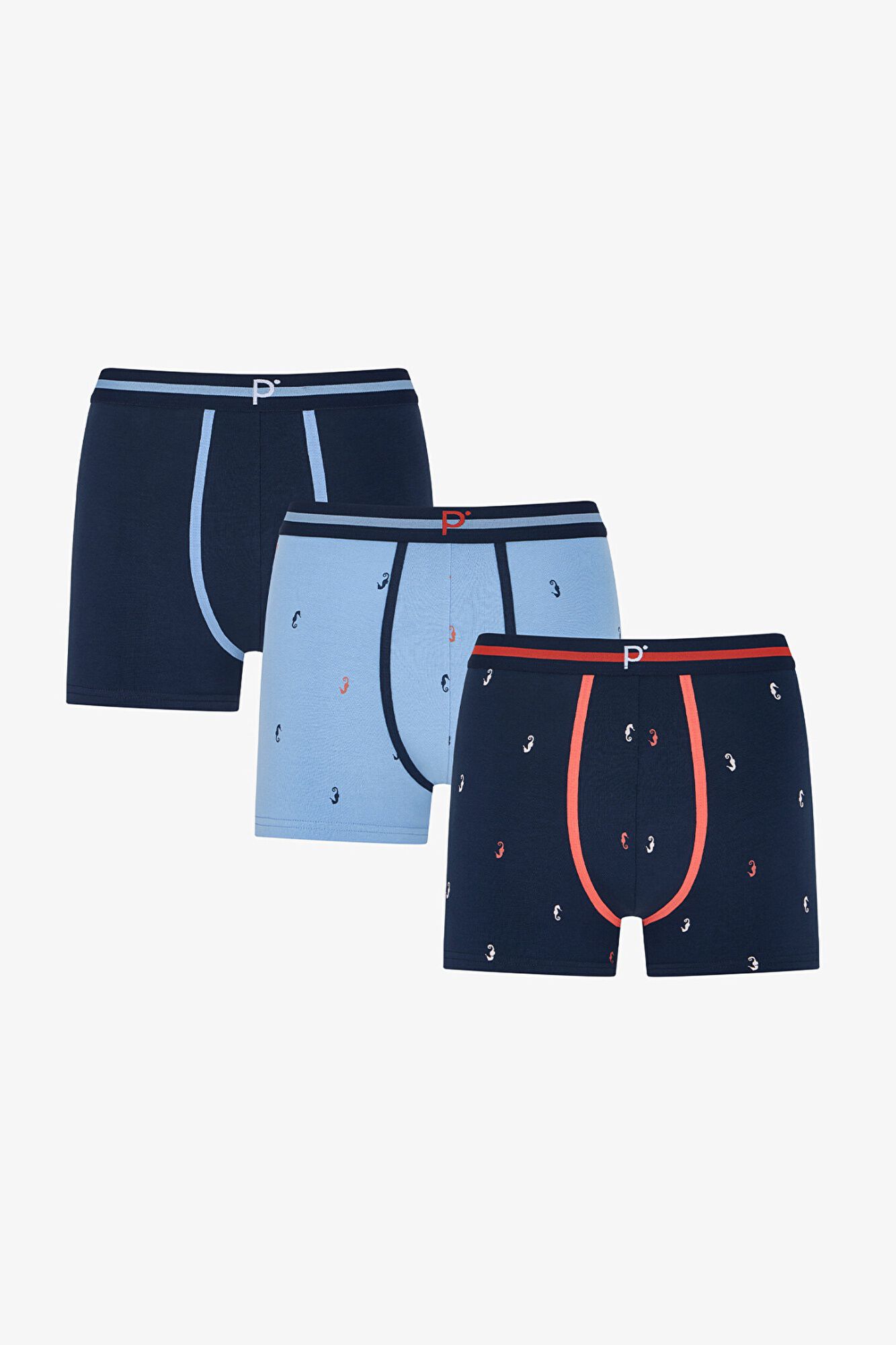 Penti Pack 3 boxers vermelho