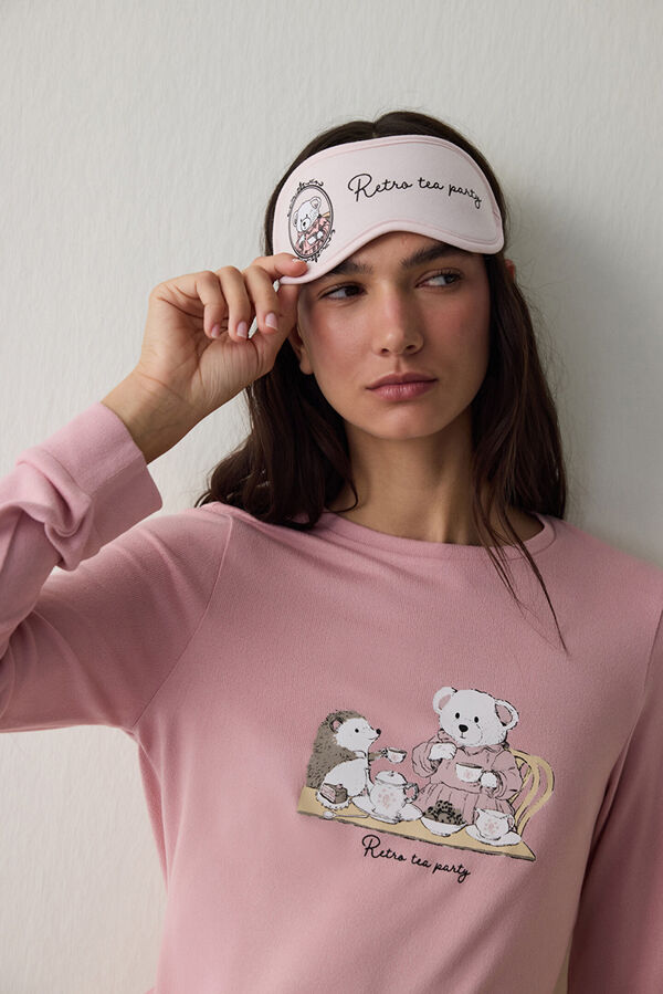 Penti Antifaz para dormir "Tea party" morado/lila