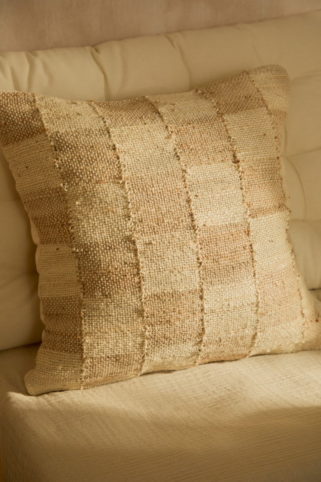 Calma House Kissenbezug aus Jute 60x60