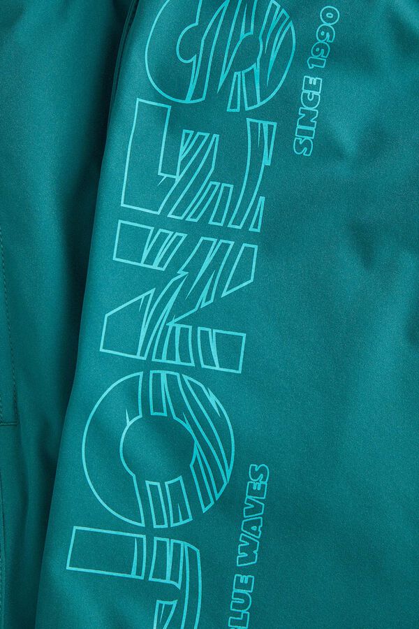 Jack & Jones Contrast logo detail swimwear blue