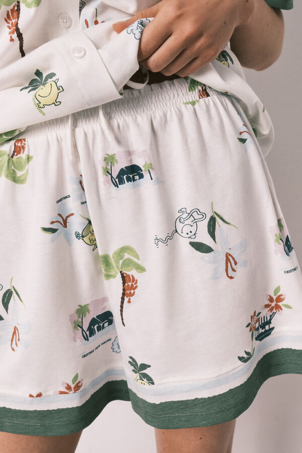 Women'secret Little Miss&trade; short classic pyjamas beige