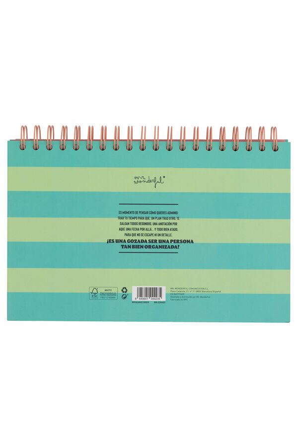 Mr. Wonderful Planificador semanal y mensual - Empiezo desde ya. &iexcl;S&eacute; que lo voy a lograr! estampado