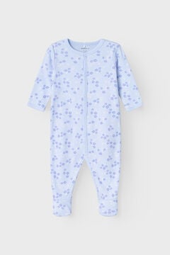 Womensecret Babyschlafanzug Mädchen Blumen-Print Blau