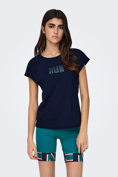 Womensecret Short-sleeved running T-shirt bleu