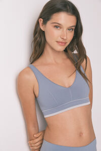 Women'secret Blue LOVELY seamless triangle top