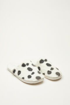 Womensecret Ivory slider slippers beige