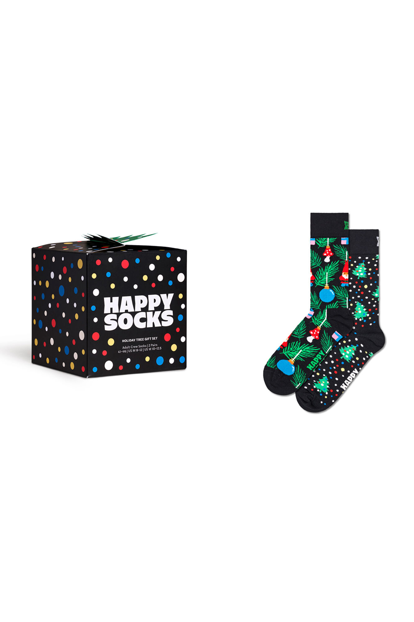 Happy Socks Pack de 2 calcetines de &aacute;rboles de Navidad