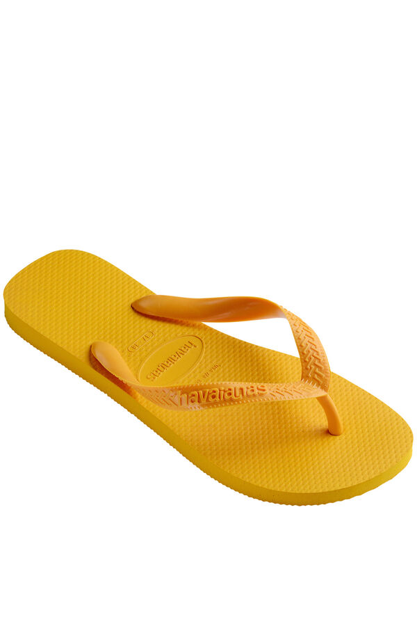Havaianas Flip-Flops Hav. Gelbes Oberteil mit Print