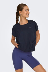 Only Play Camiseta t&eacute;cnica manga morcego