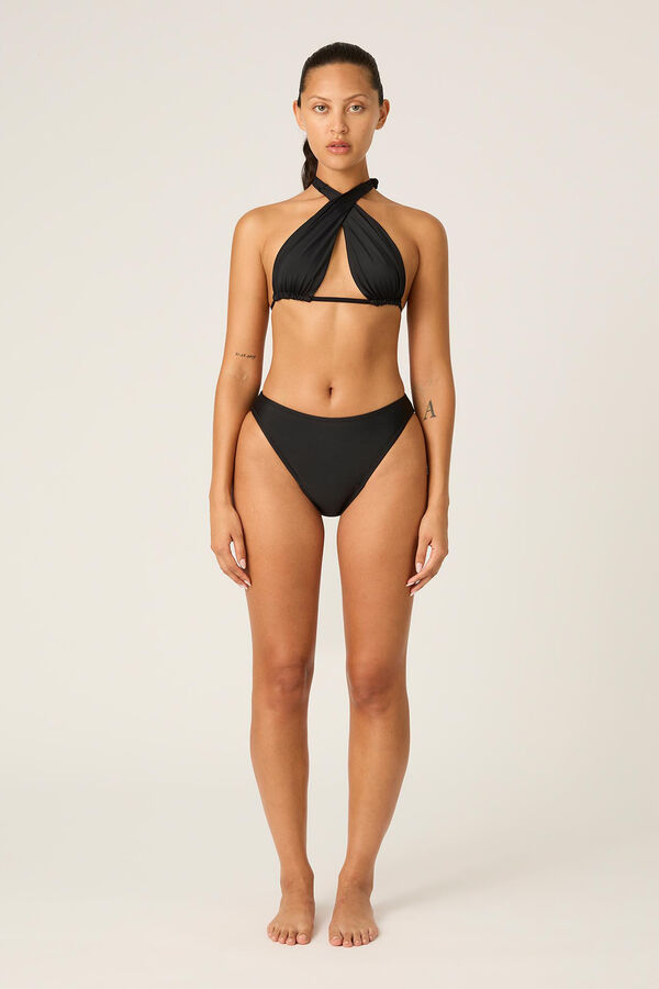 Womensecret Brazilian high waist Bikini panty  noir