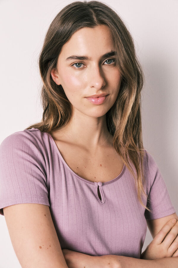 Women'secret Pink floral print pyjamas pink