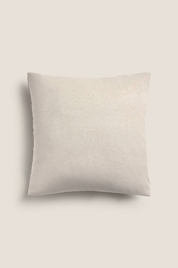 Womensecret Cotton velvet cushion cover Bež