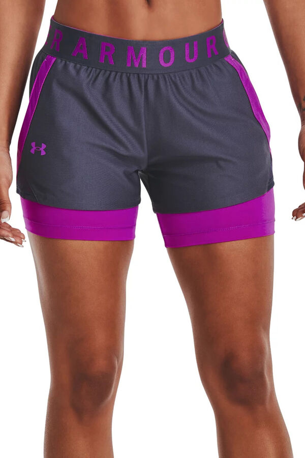 Womensecret Play Up 2-in-1 Shorts Grau