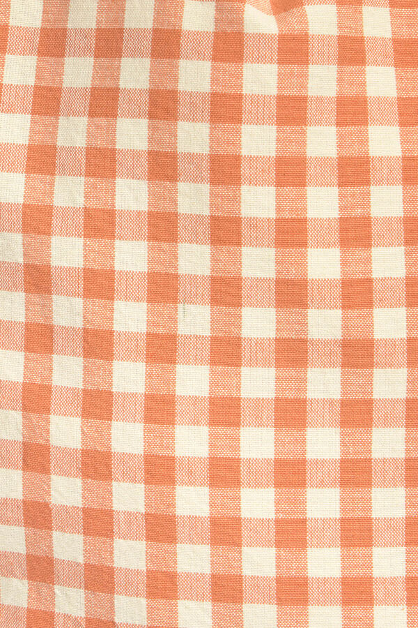 Textura Bolsa de cuadros vichy coral