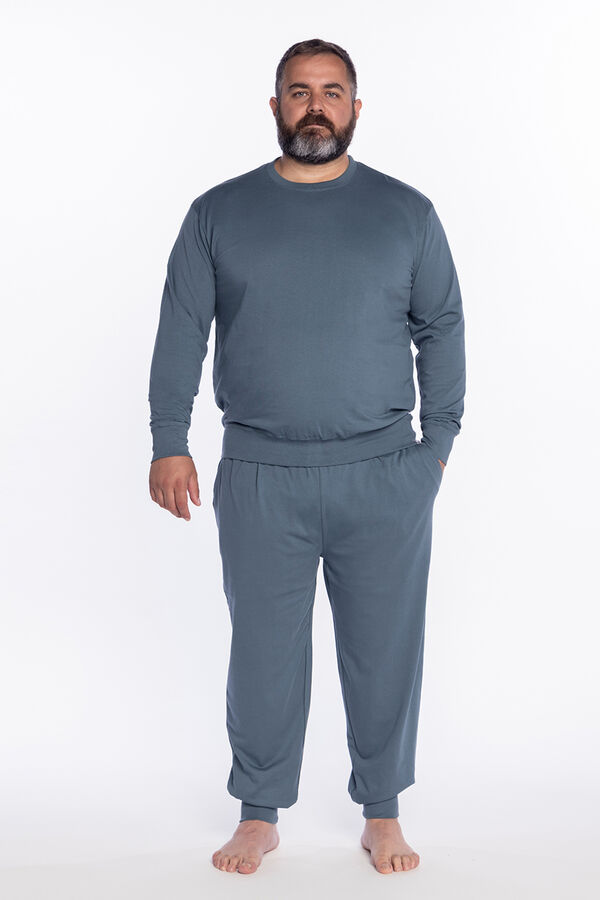 Punto Blanco Pijama largo hombre kaki