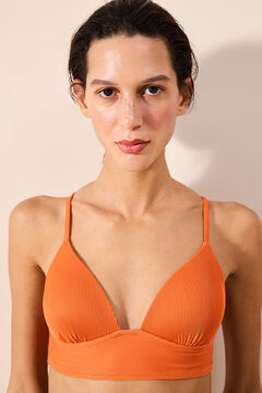 Womensecret Orange push up Bikini top red
