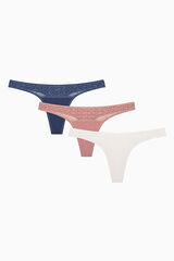 Penti Pack 3 tangas estampado