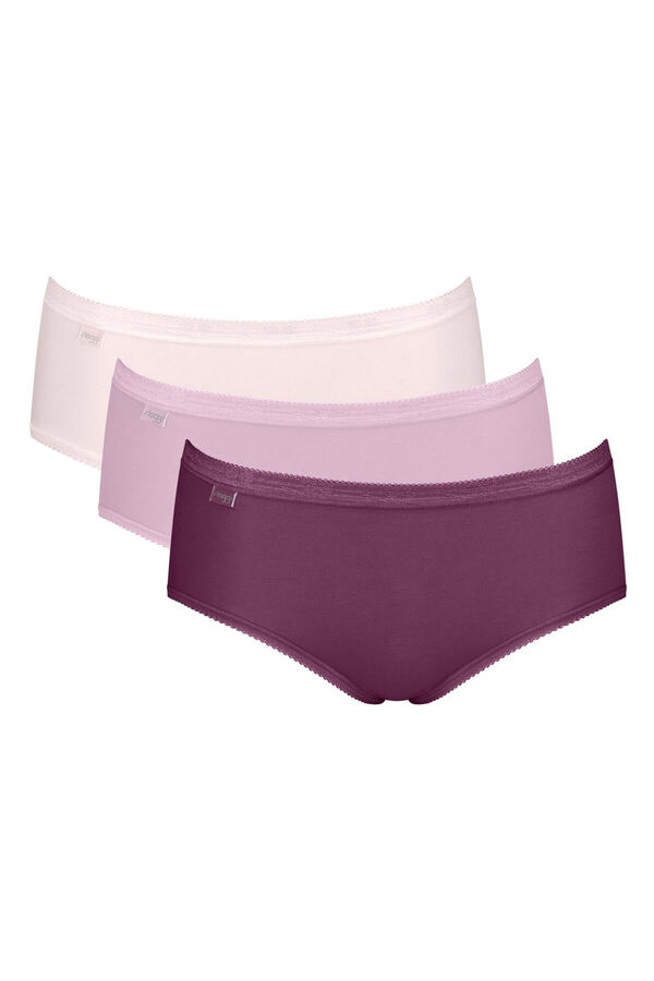 Sloggi Pack de 3 bragas midi rosa