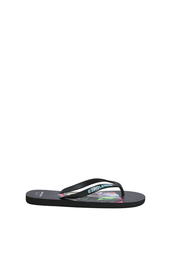 Jack & Jones Printed flip-flops black