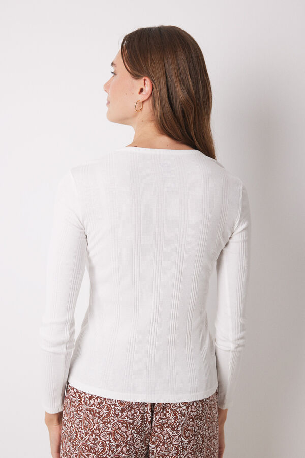 Womensecret Long sleeve t-shirt beige