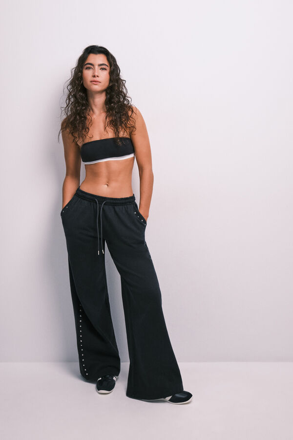 HI&BYE Crni top bandeau grudnjak Crna
