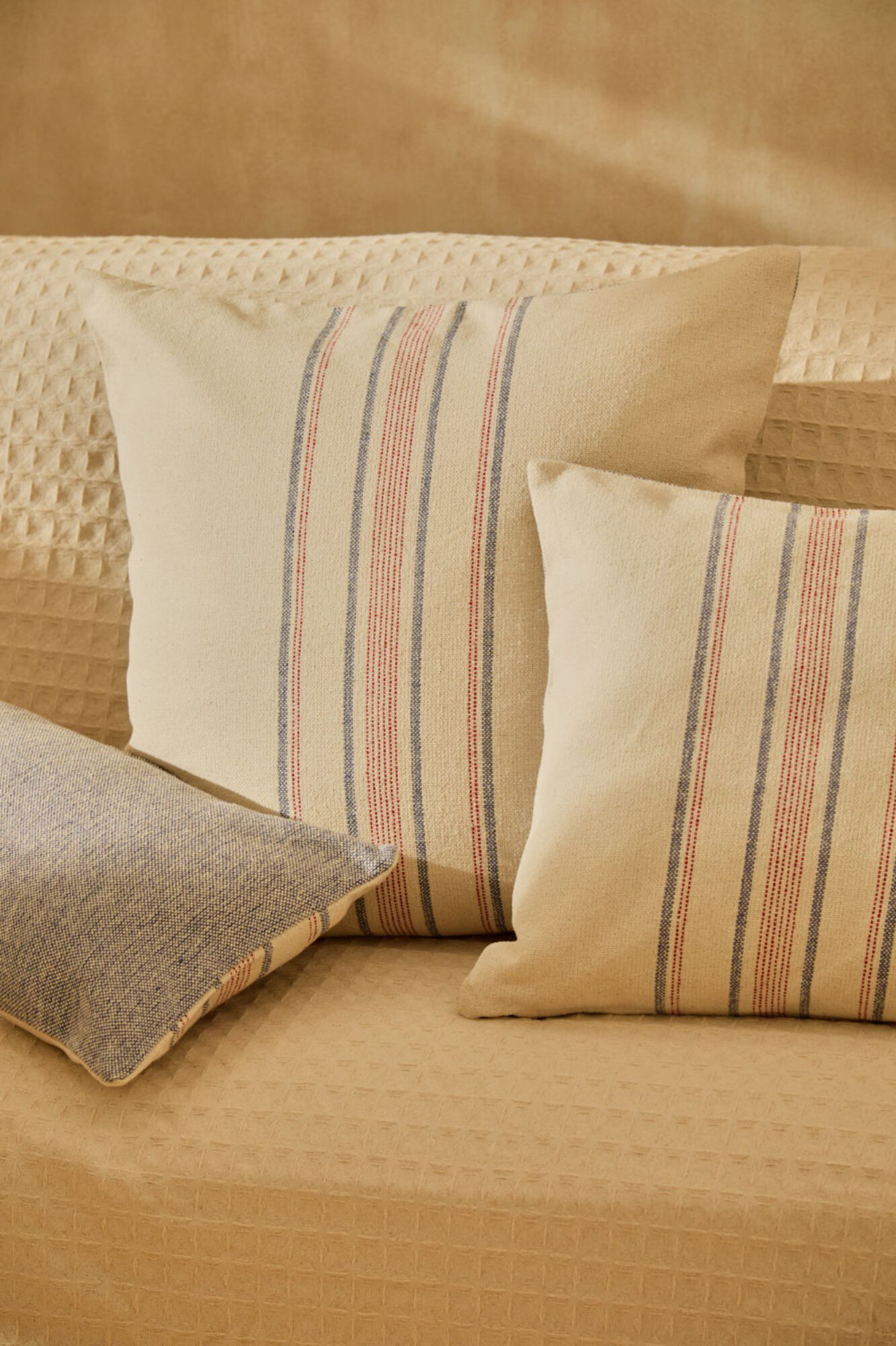 Calma House Funda coj&iacute;n de algod&oacute;n de 45x45