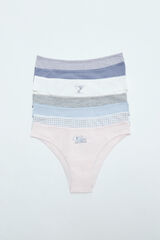 Women'secret Snoopy print cotton 7-pack Brazilian panties printed