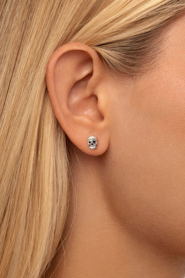 Singularu Catrina Silver Loose Earring grey