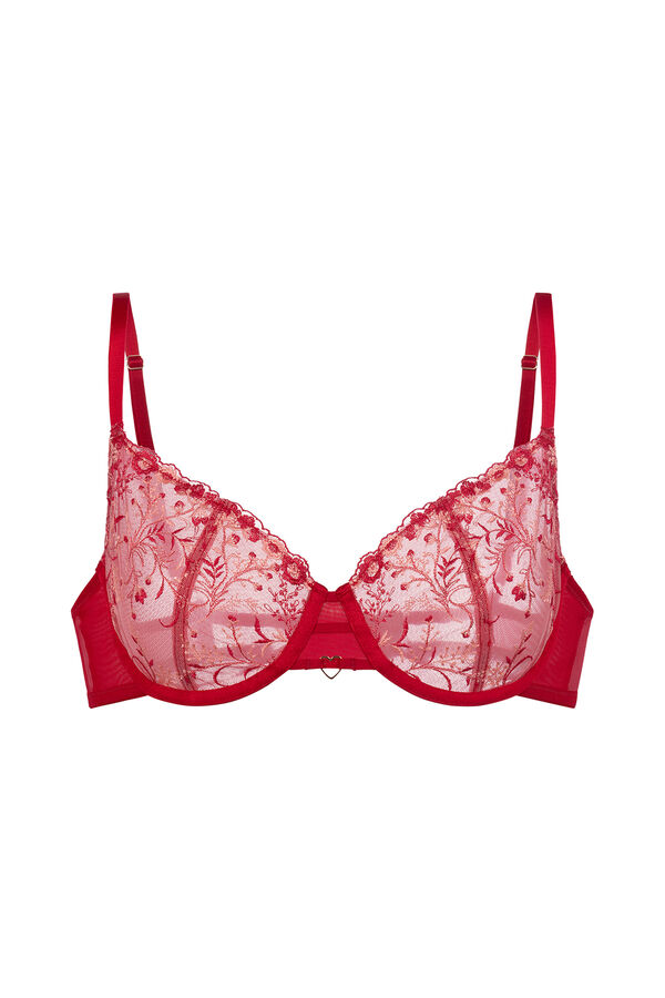 Dorina Balconette unpadded bra Erin burgundy