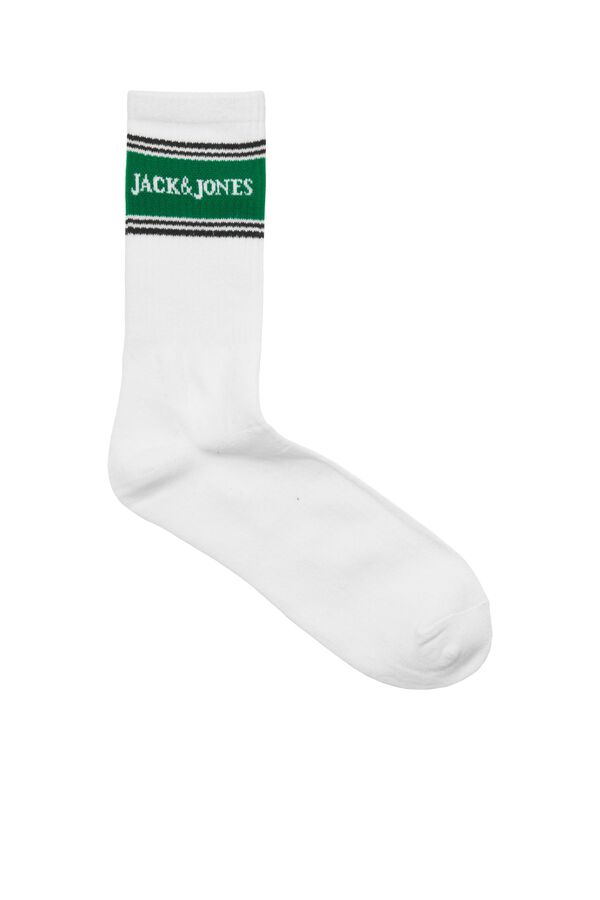 Jack & Jones Cotton tennis socks white