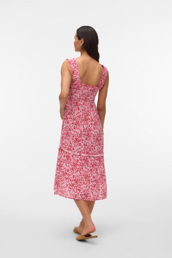 Mamalicious Strappy long dress white