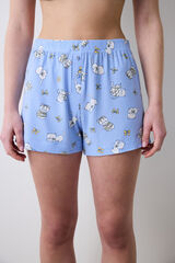 Penti Blue printed short pyjamas pants Plava