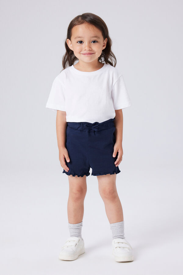 Name it Cotton girl's short blue