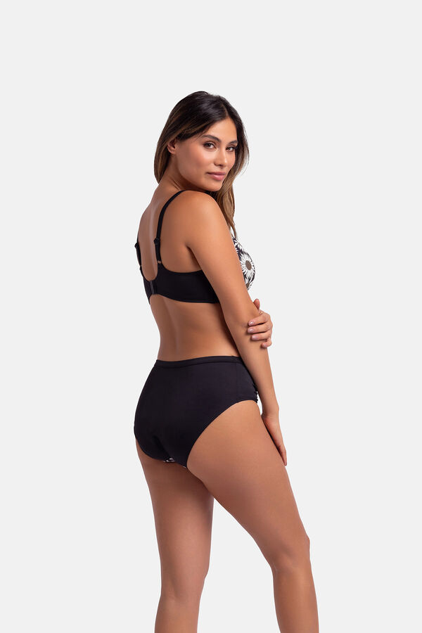 Dorina Top de bikini estampado negro negro