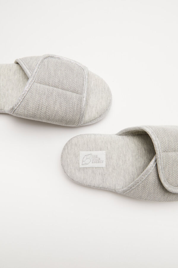 Womensecret Grey velcro slippers Siva