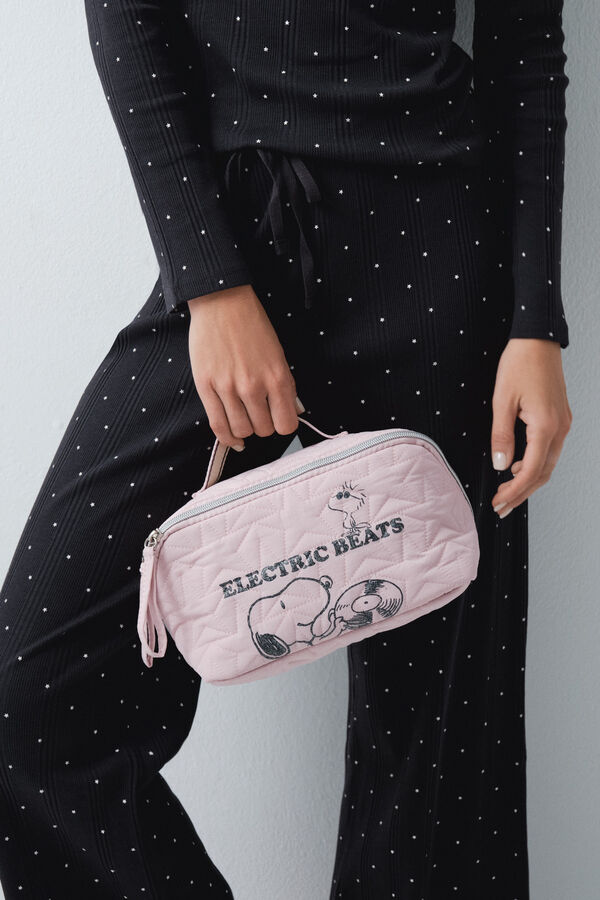 Women'secret Pink medium Snoopy vanity case pink