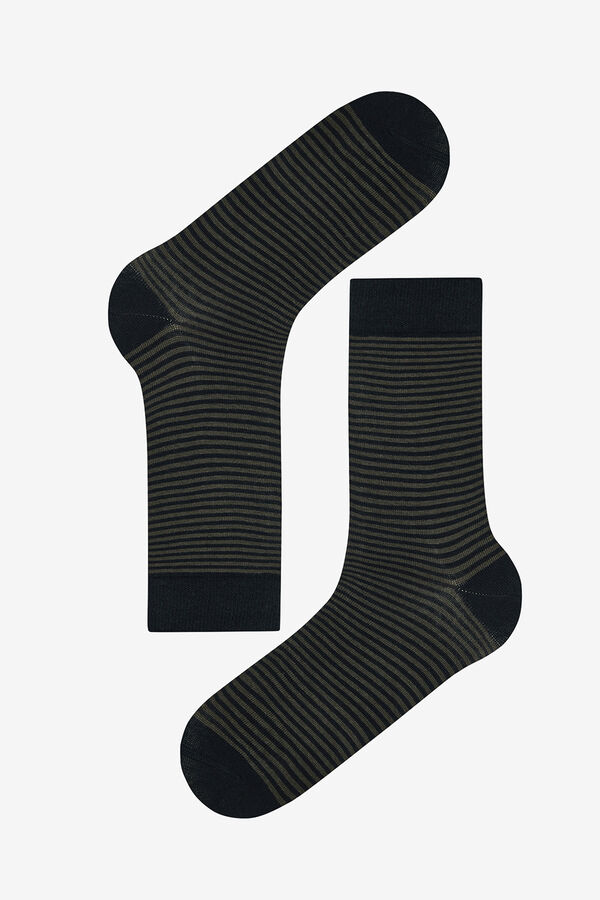 Penti Pacote de 5 meias masculinas azul