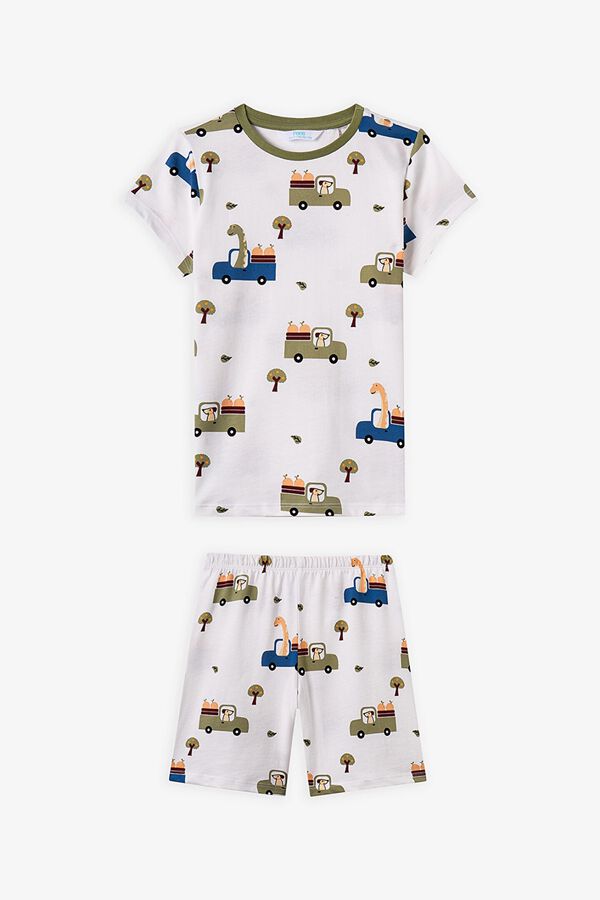 Penti Pack 2 pijamas cortos infantiles safari kaki