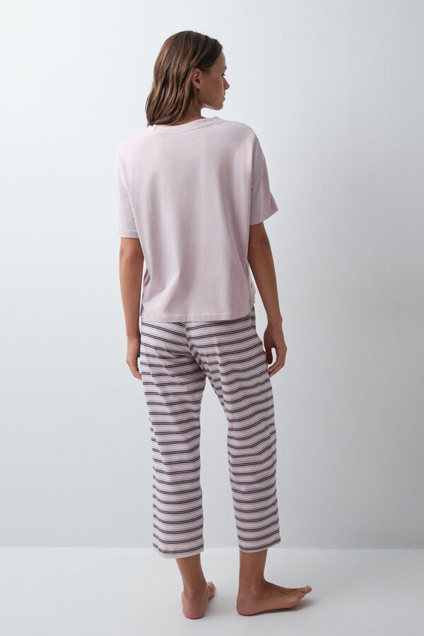 Women'secret Pink striped long pyjamas Betty Boop pink