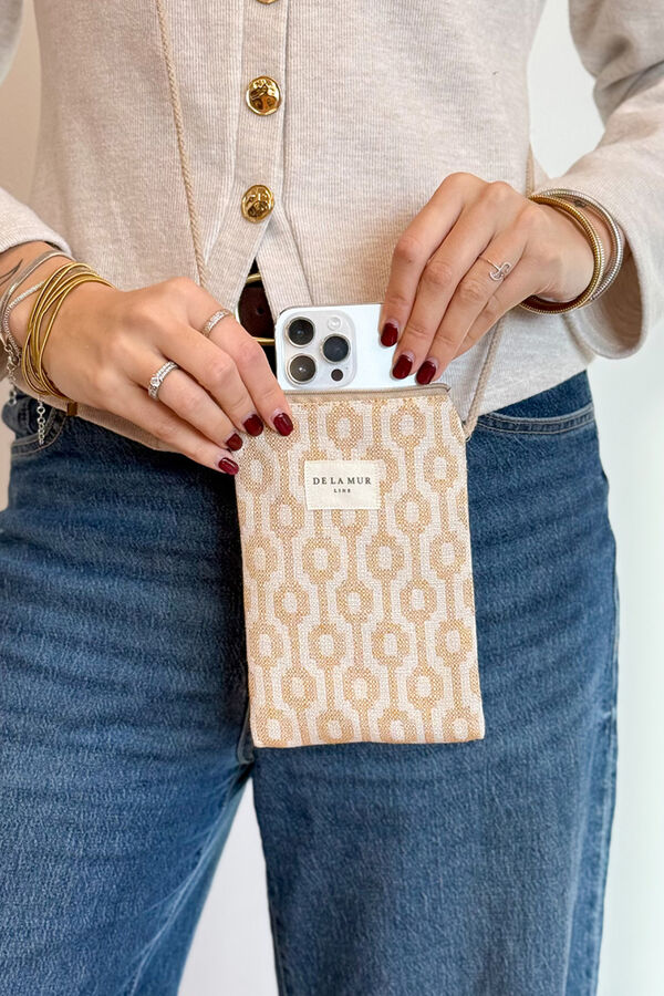 De La Mur Chipre mobile phone pouch brown