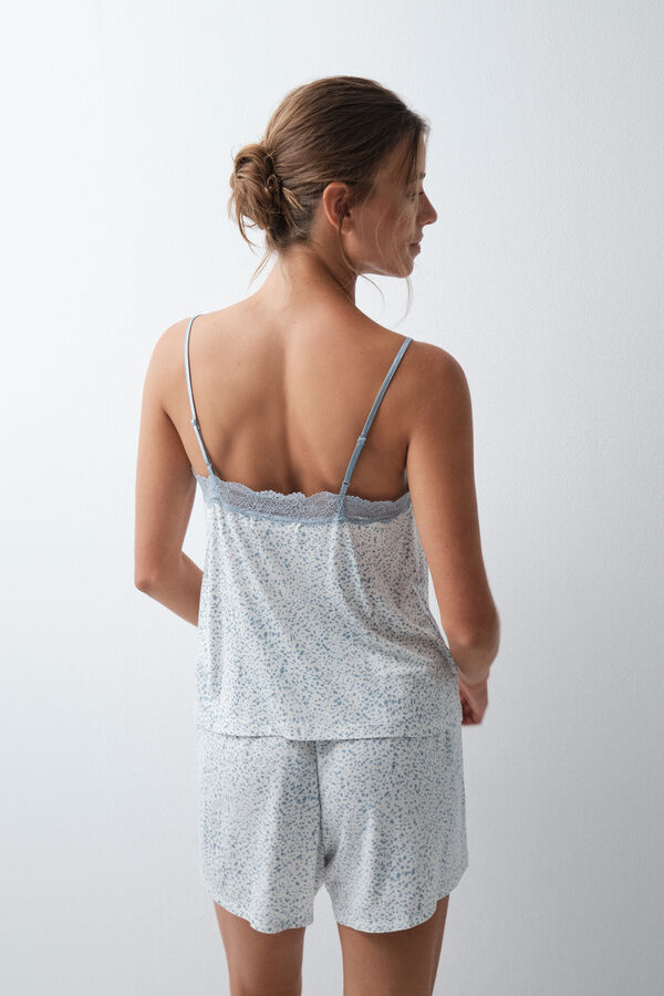 Women'secret Animal print short pyjamas blue