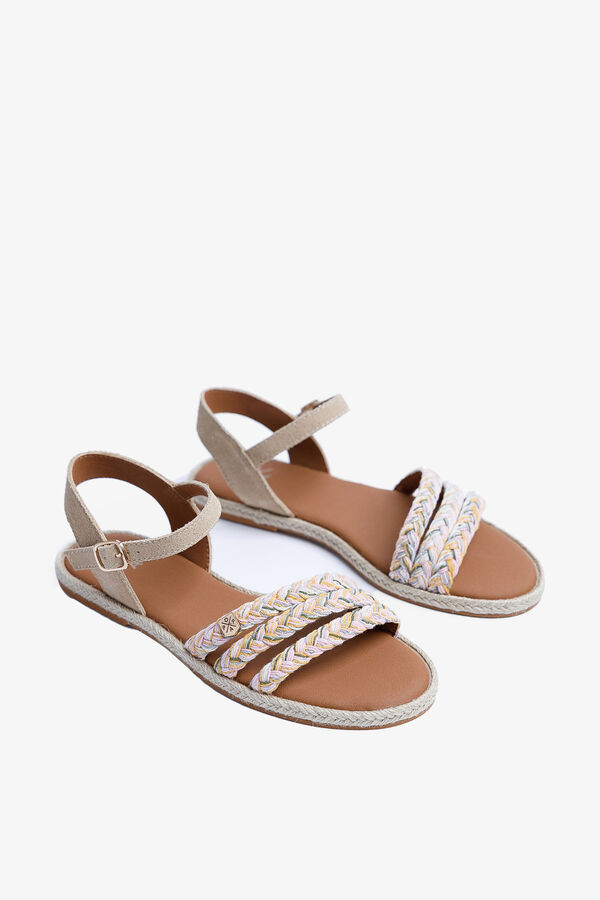 Popa Cotton Riazor flat sandal printed