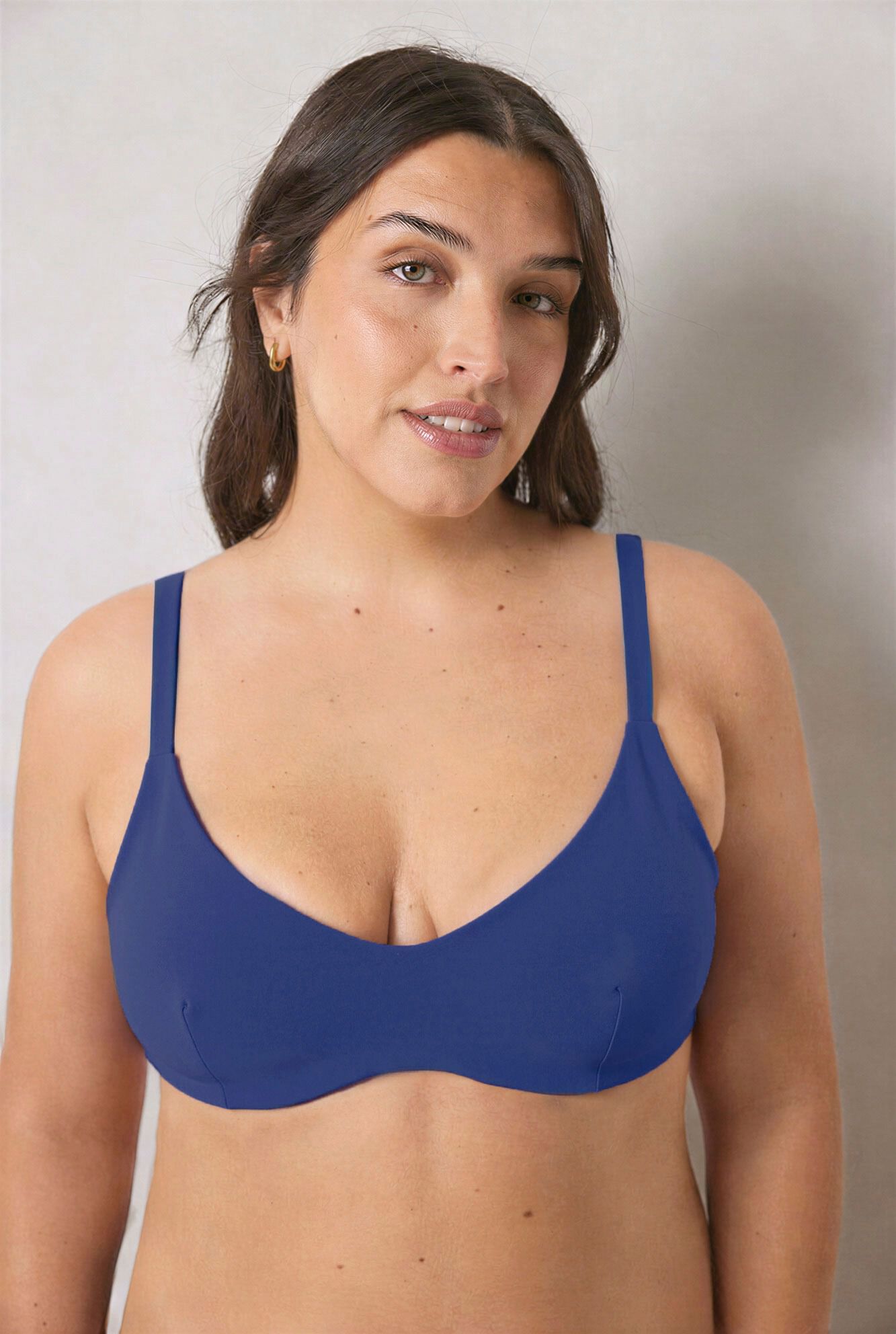 Women'secret Blue horizontal underwired bikini top