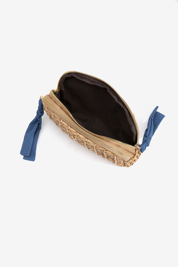 Vilanova Straw Effect Toiletry Bag Boja kože