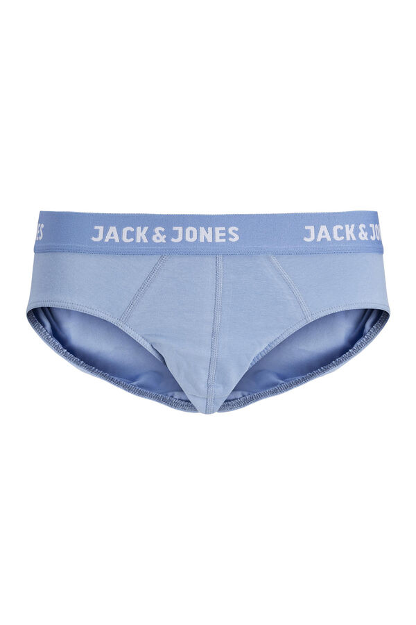 Jack & Jones Pack de 3 slips lisos de algod&oacute;n printed