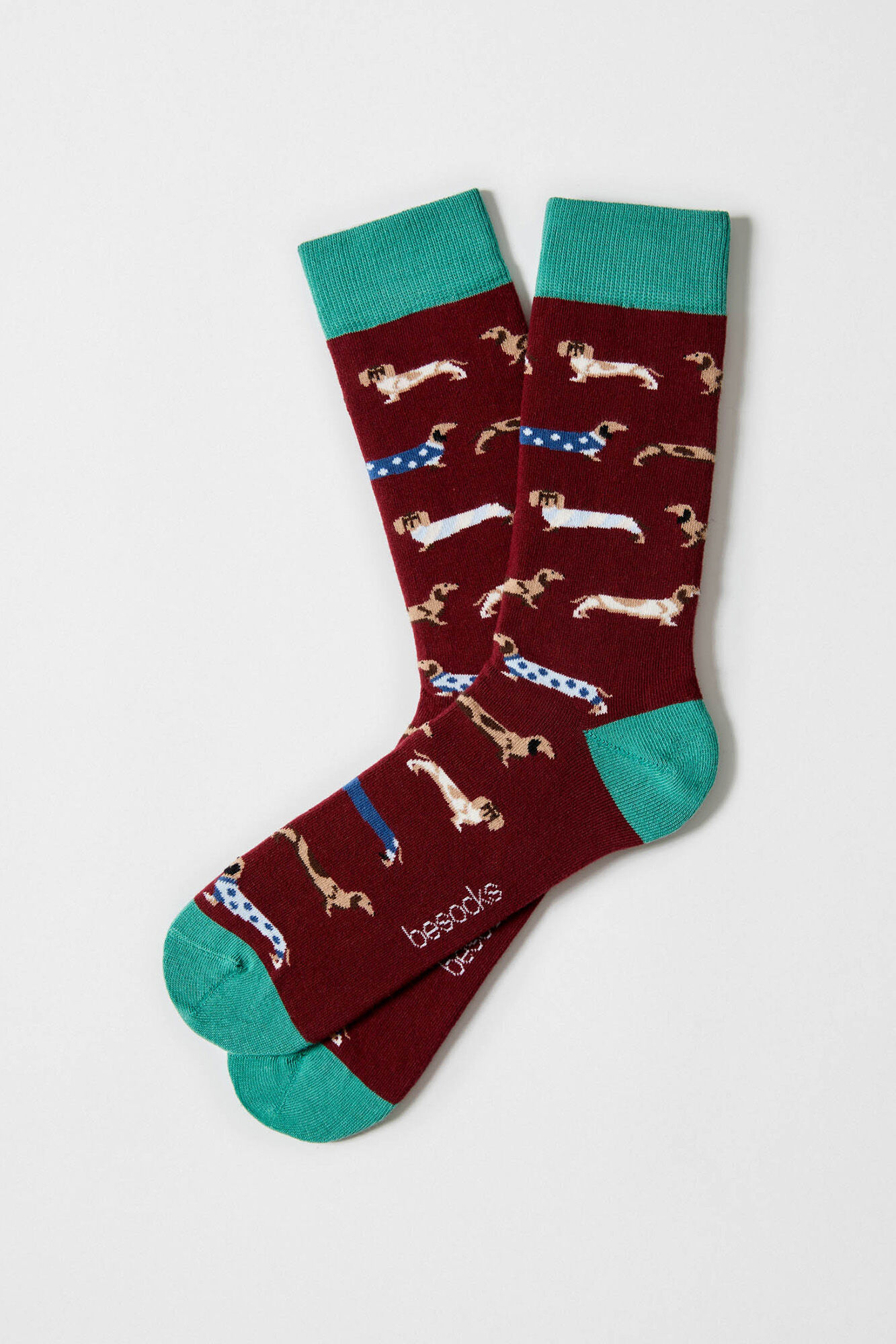 Besocks Calcetines altos perro salchicha