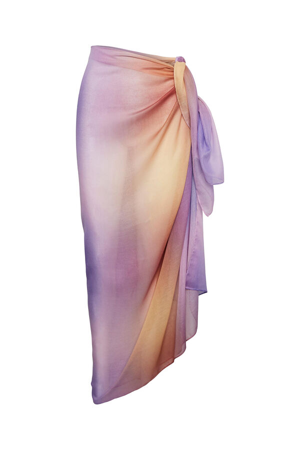 Pieces Polyester scarf pink